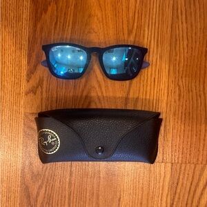 Ray-Ban Blue Lens Sunglasses with Blue Frame